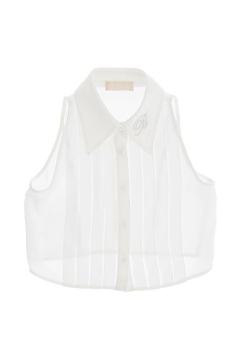 Blusa con ruches MISS BLUMARINE KIDS | BFCA027.0.GA0260000